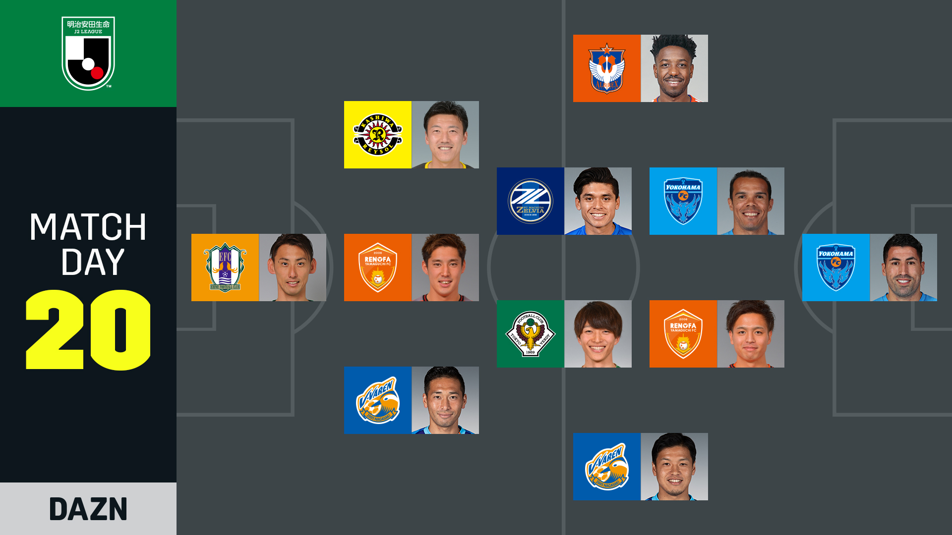 Ｊ２リーグ第20節･週間ベストプレーヤーにロメロ フランク選手が選出されました！