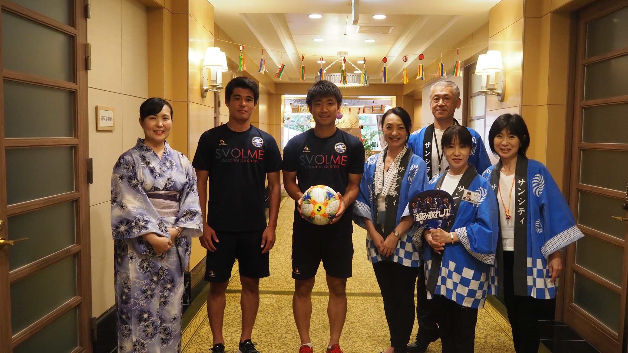 土居選手･佐野選手がサンシティ夏祭りに参加しました！