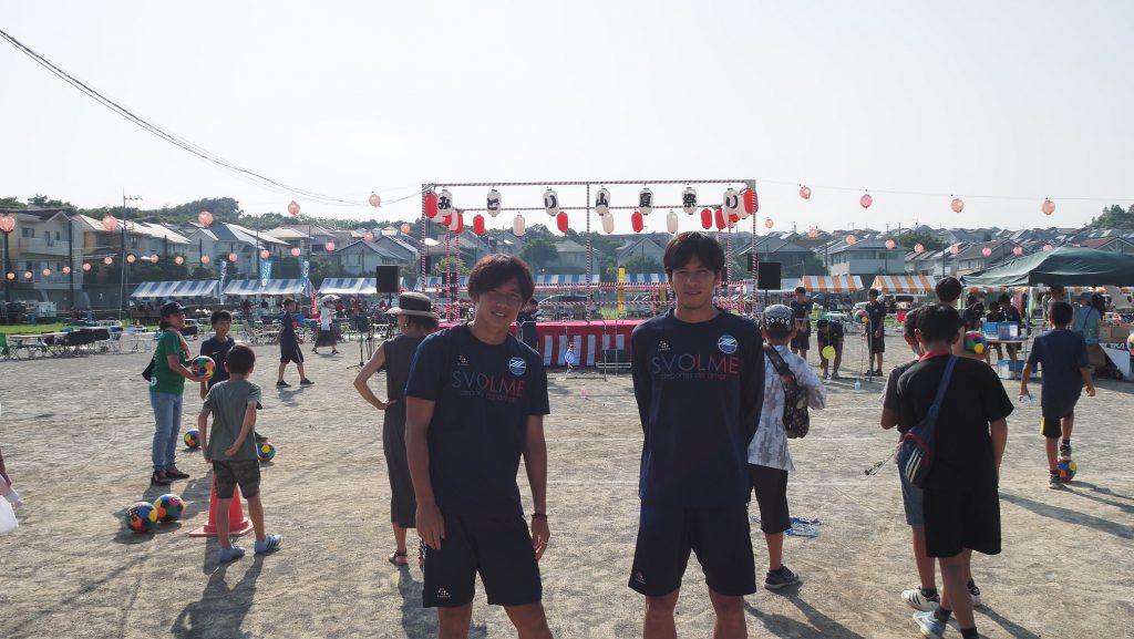 端山選手 平尾選手が みどり山夏祭り19 に参加しました Fc町田ゼルビア オフィシャルサイト