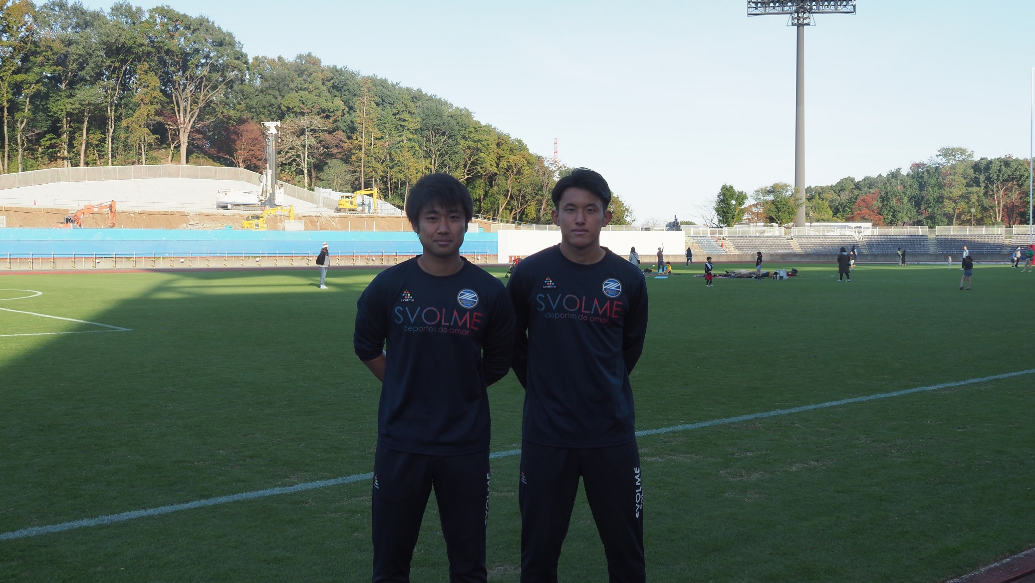 土居選手･平戸選手が『GREEN FIELD Autumn Festival サッカー教室』に参加しました