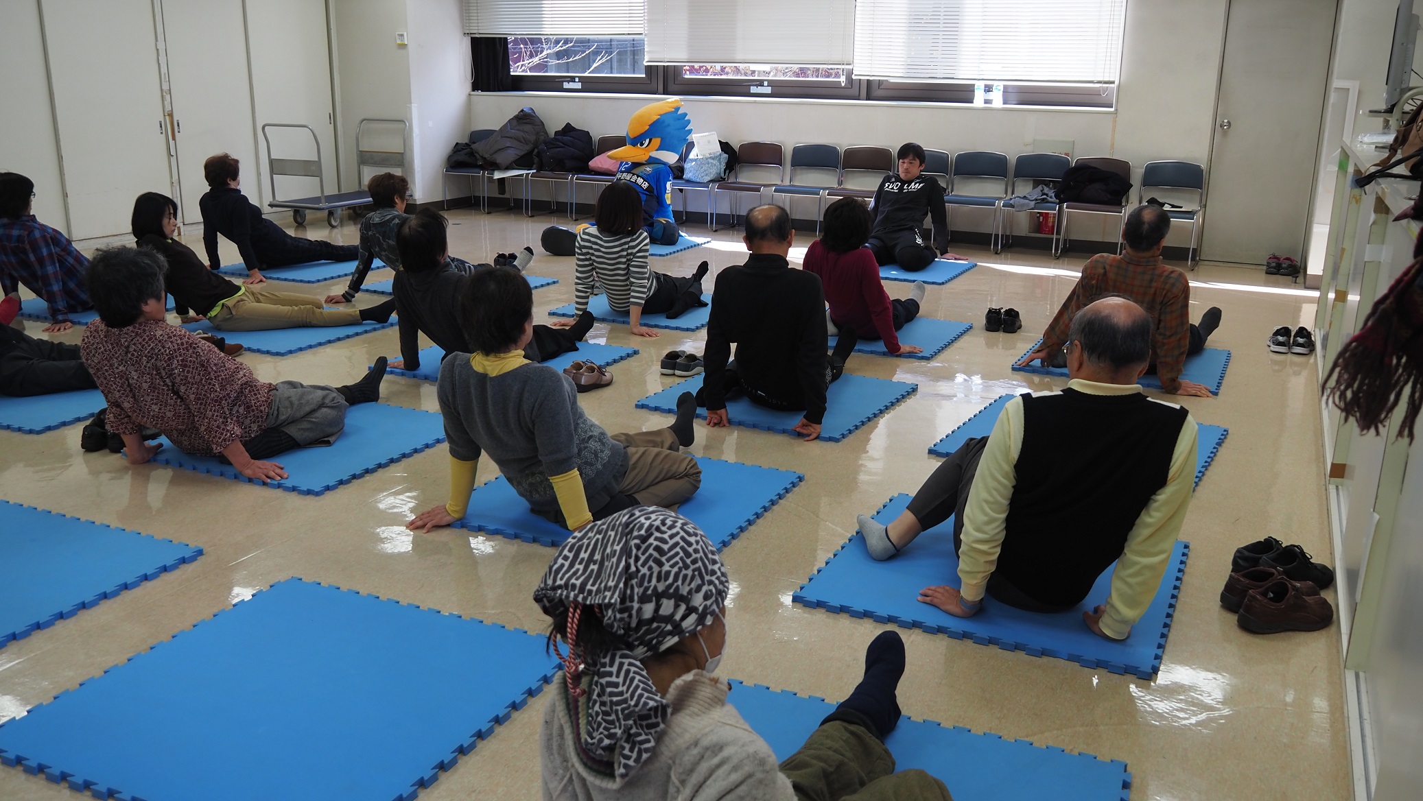 ゼルビーが『からだ測定会』で運動教室を行いました