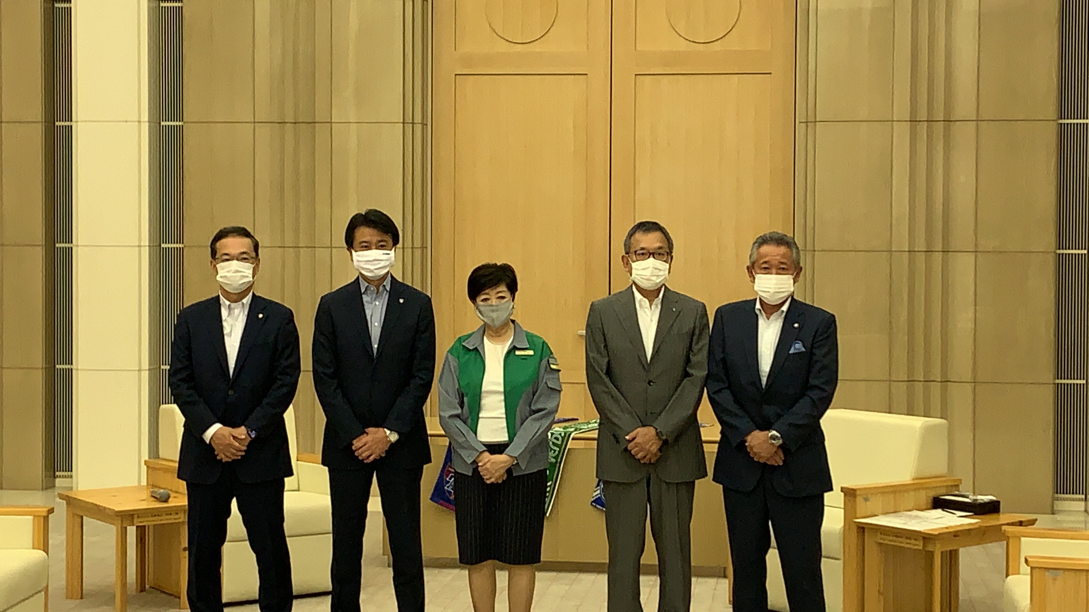 ｊリーグ再開に向けて下川浩之会長が小池百合子 東京都知事を表敬訪問しました Fc町田ゼルビア オフィシャルサイト