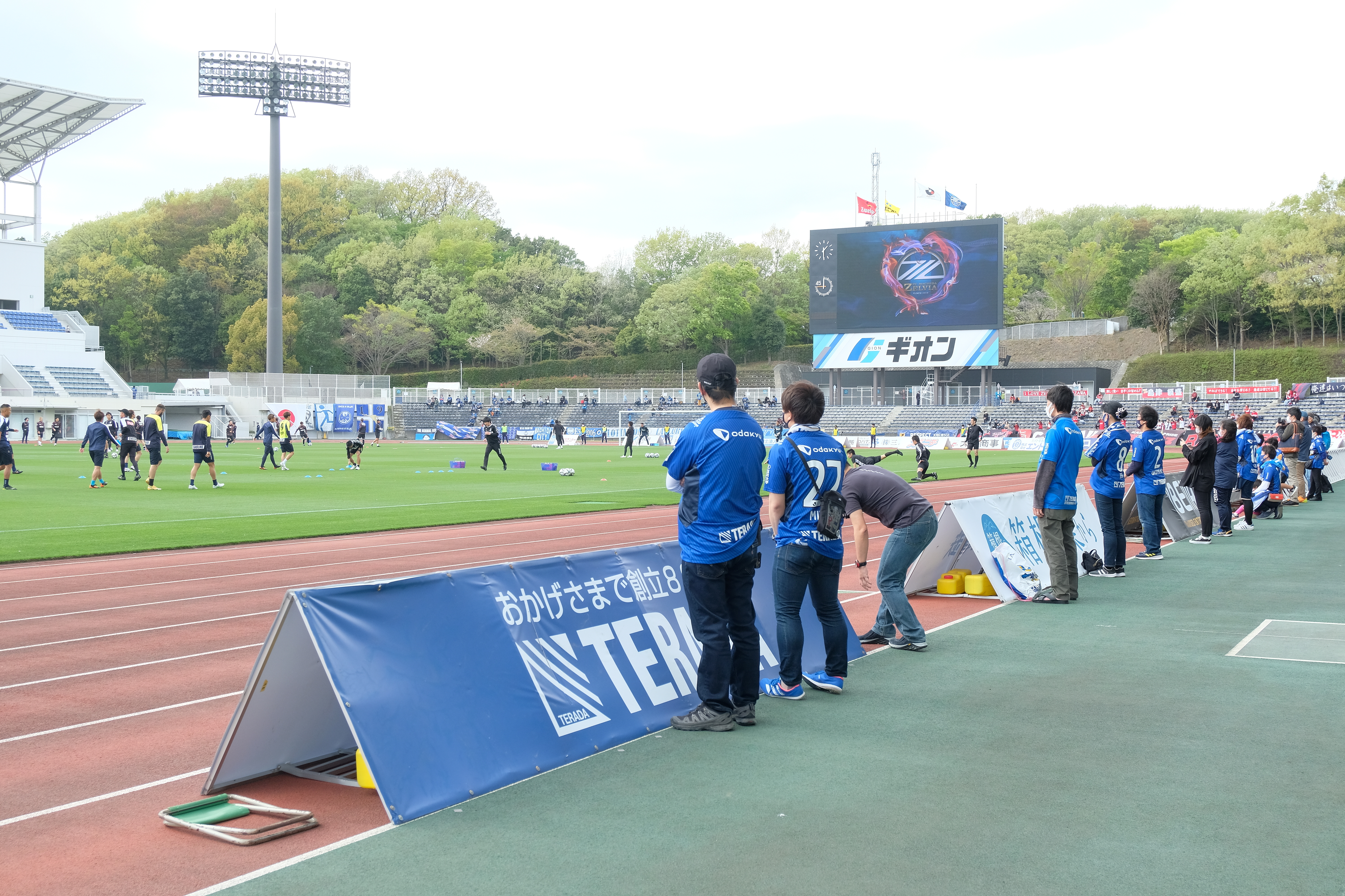 4月4日金沢戦にて「クラブゼルビスタ会員限定ウォーミングアップ見学ツアー」を実施しました