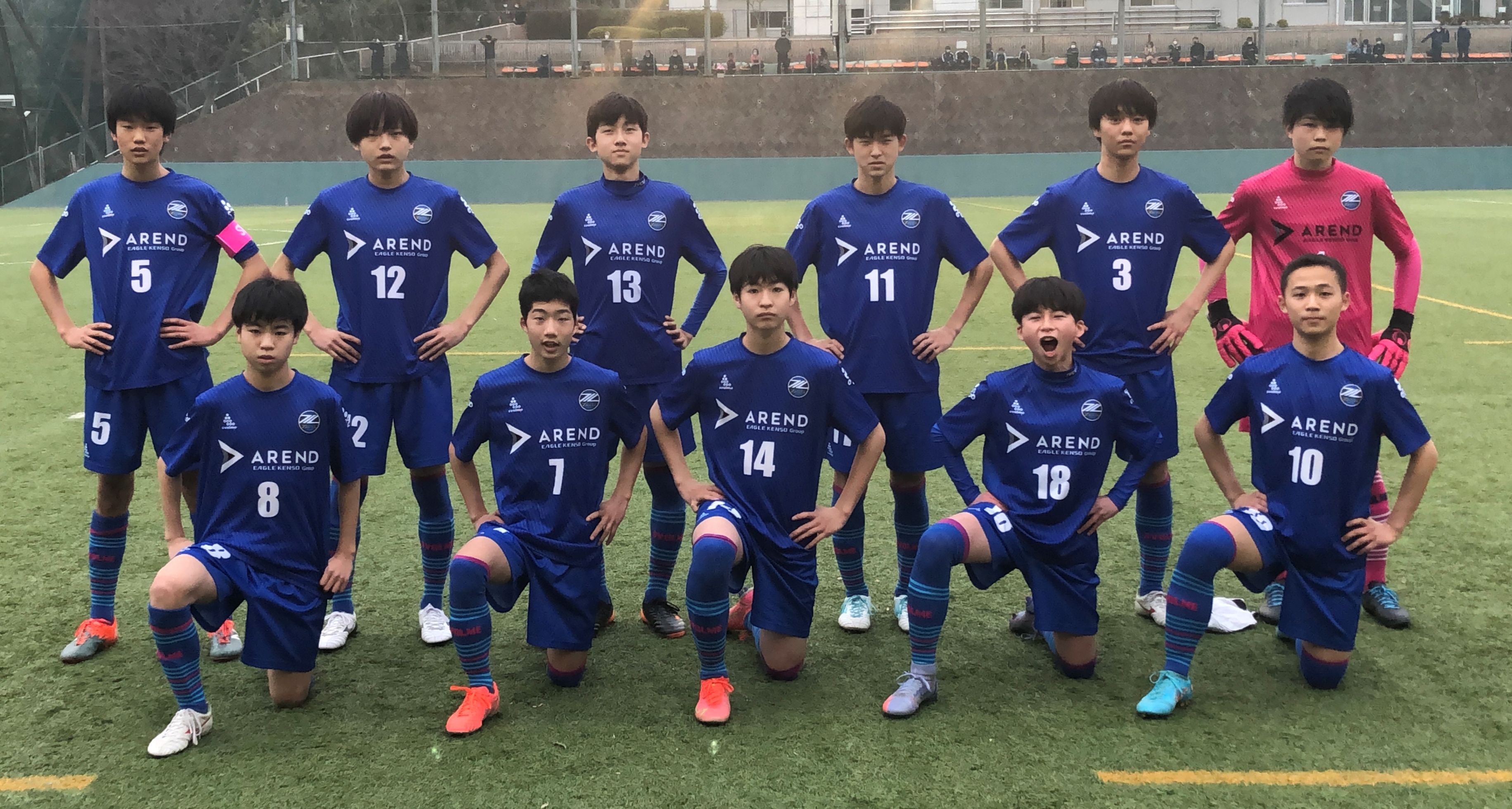 【U-15】公式戦試合結果（3/13）