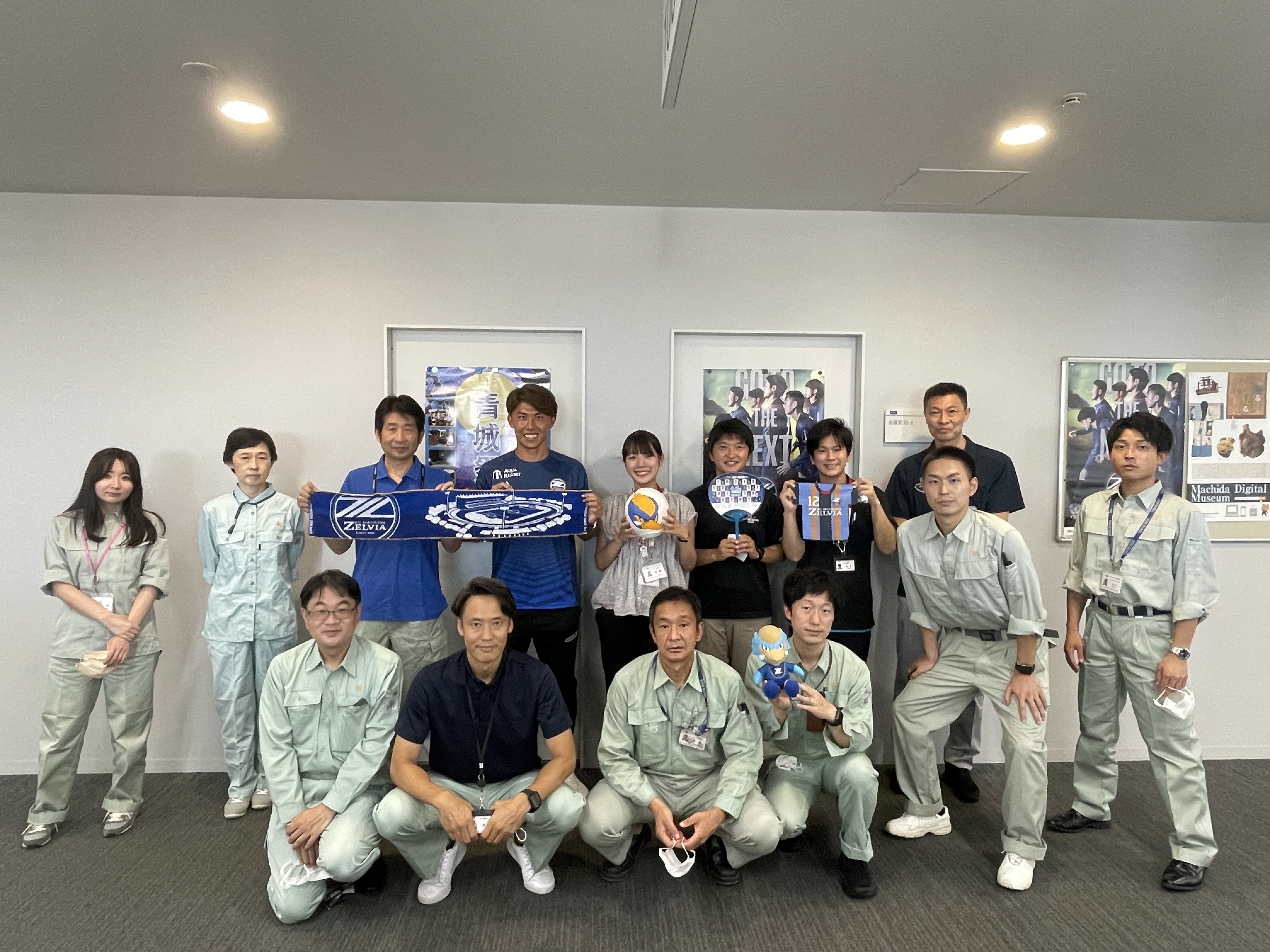 太田宏介選手が町田市役所を訪問しました！