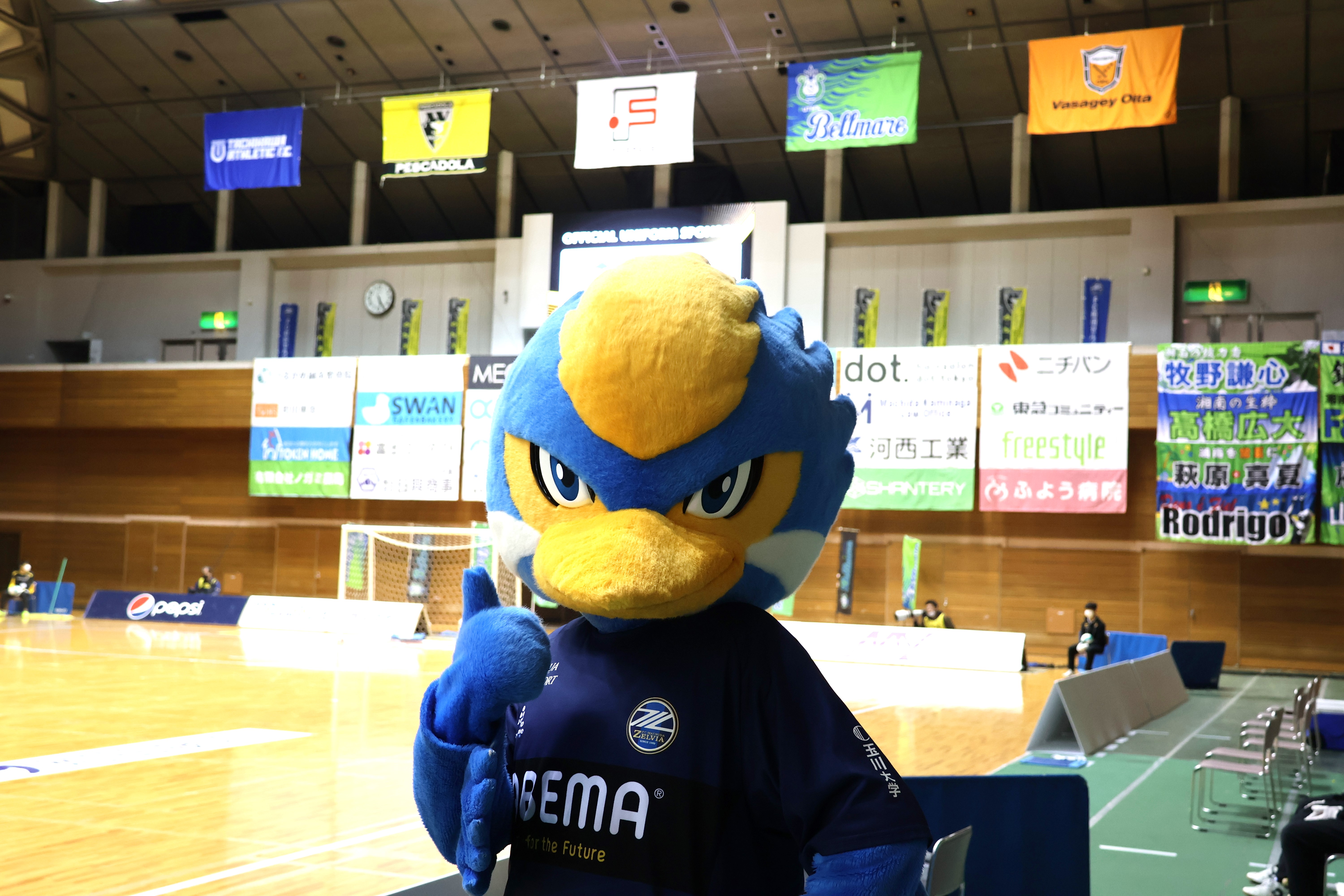 【12/4(日)】ゼルビーがペスカドーラ町田ホームゲームに参戦しました！