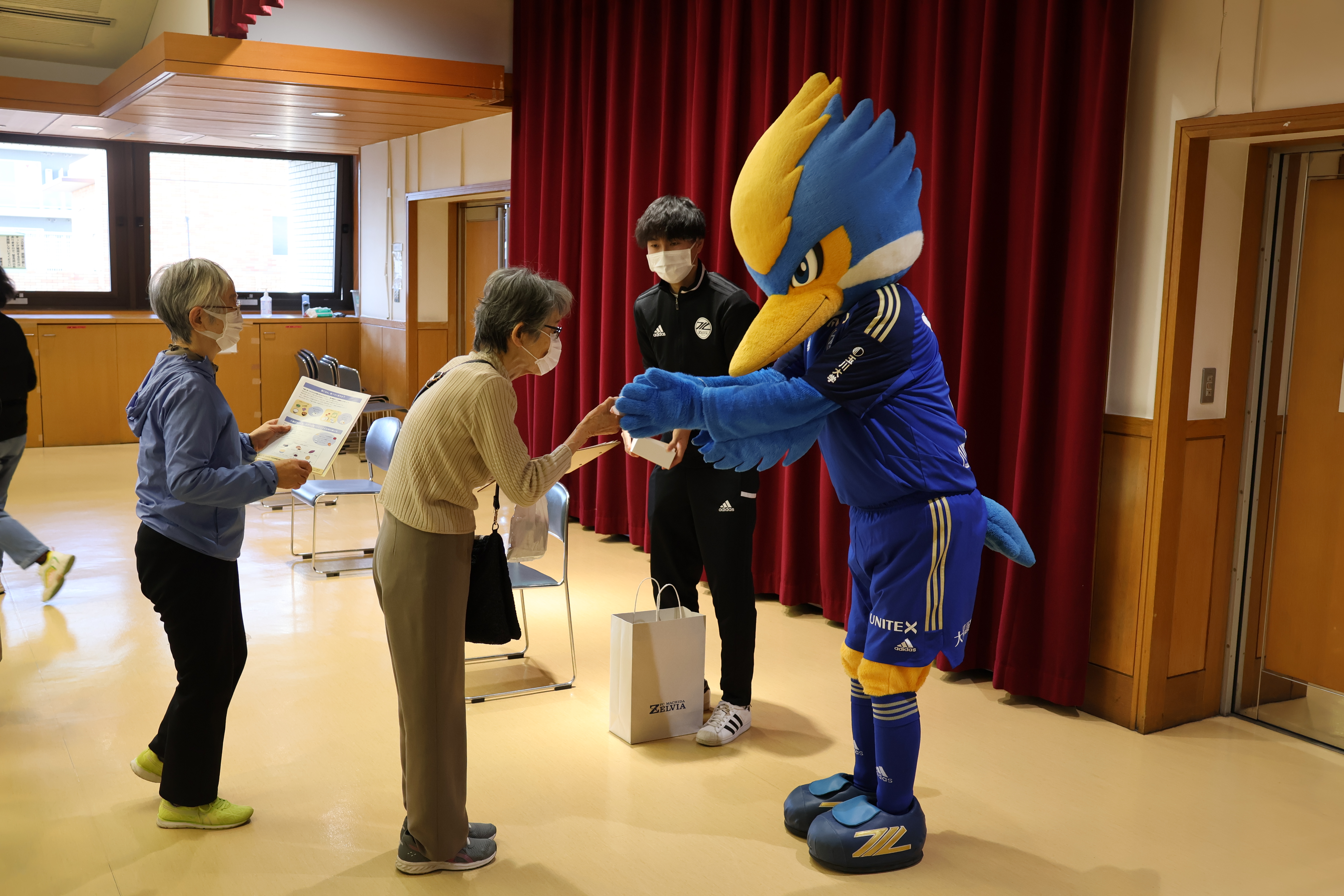 【2/9(木)】ゼルビーが『からだ測定会×運動プログラム』に参加しました！