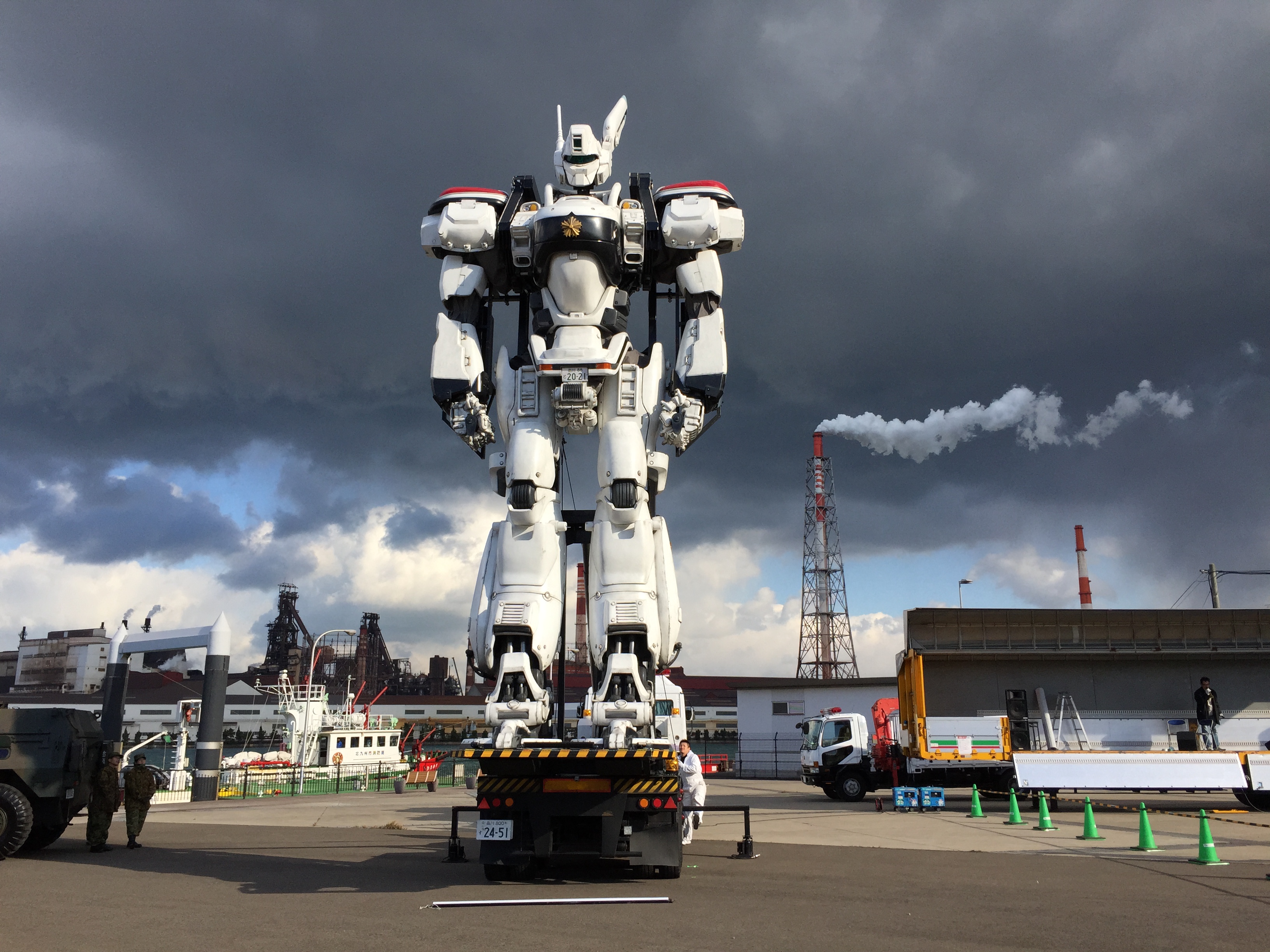 【9/9(土)栃木戦】「機動警察パトレイバー」実物大イングラム展示のお知らせ