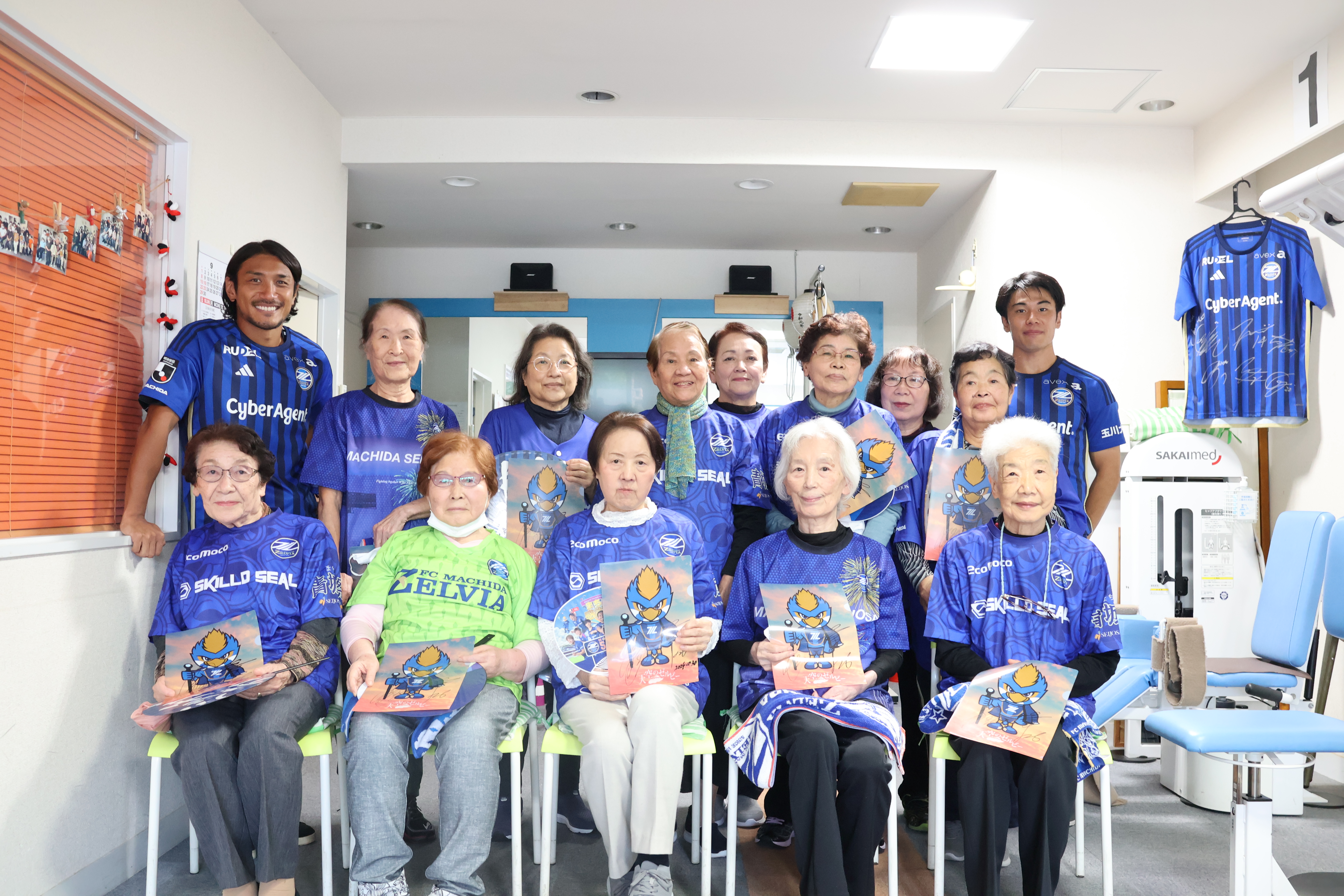 【活動報告】中島裕希選手・林幸多郎選手がリハフィットさんを訪問しました！