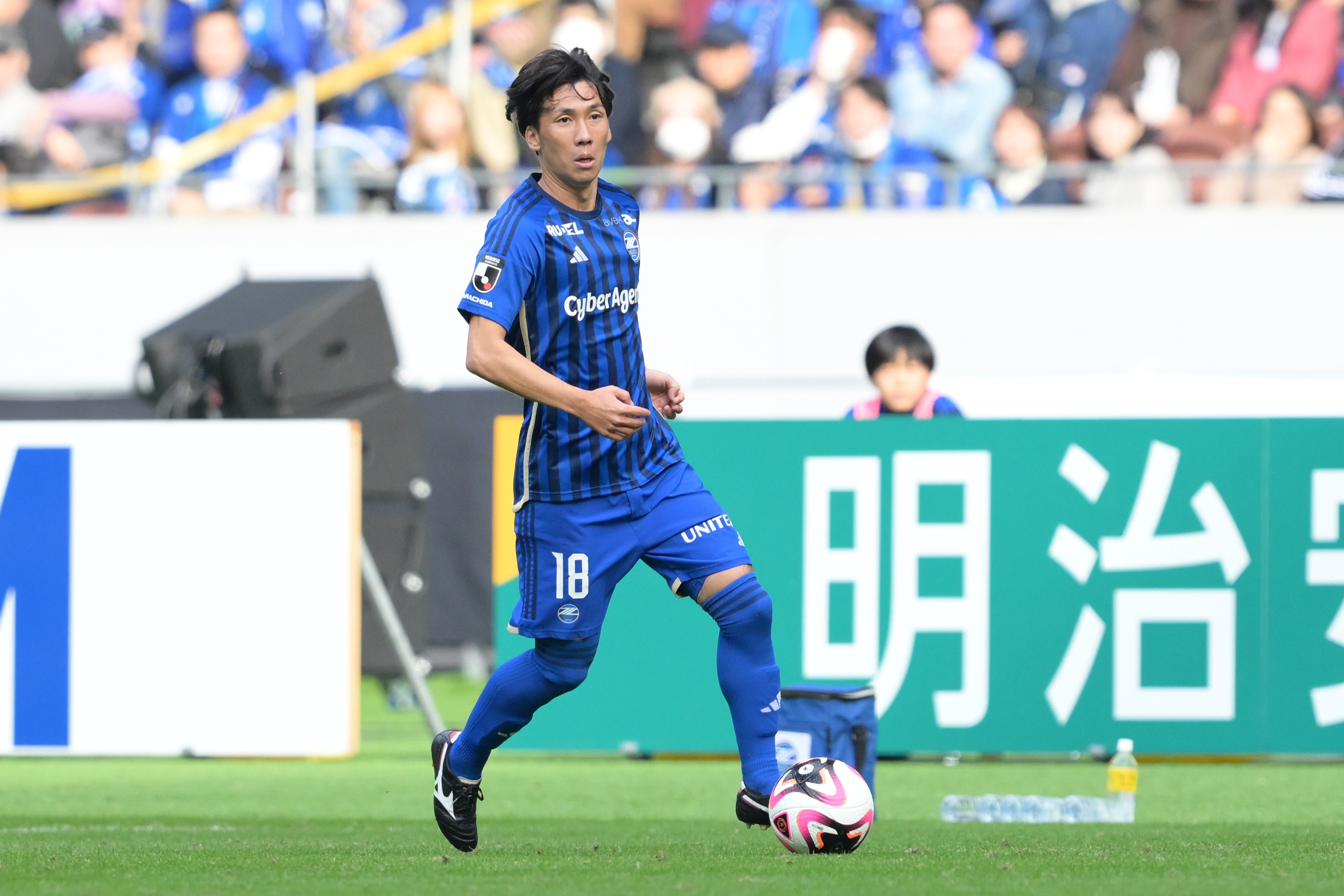FC町田ゼルビア　18下田北斗選手ユニフォーム 下田北斗選手「関東農政局ホームページ 食事の本棚」掲載の