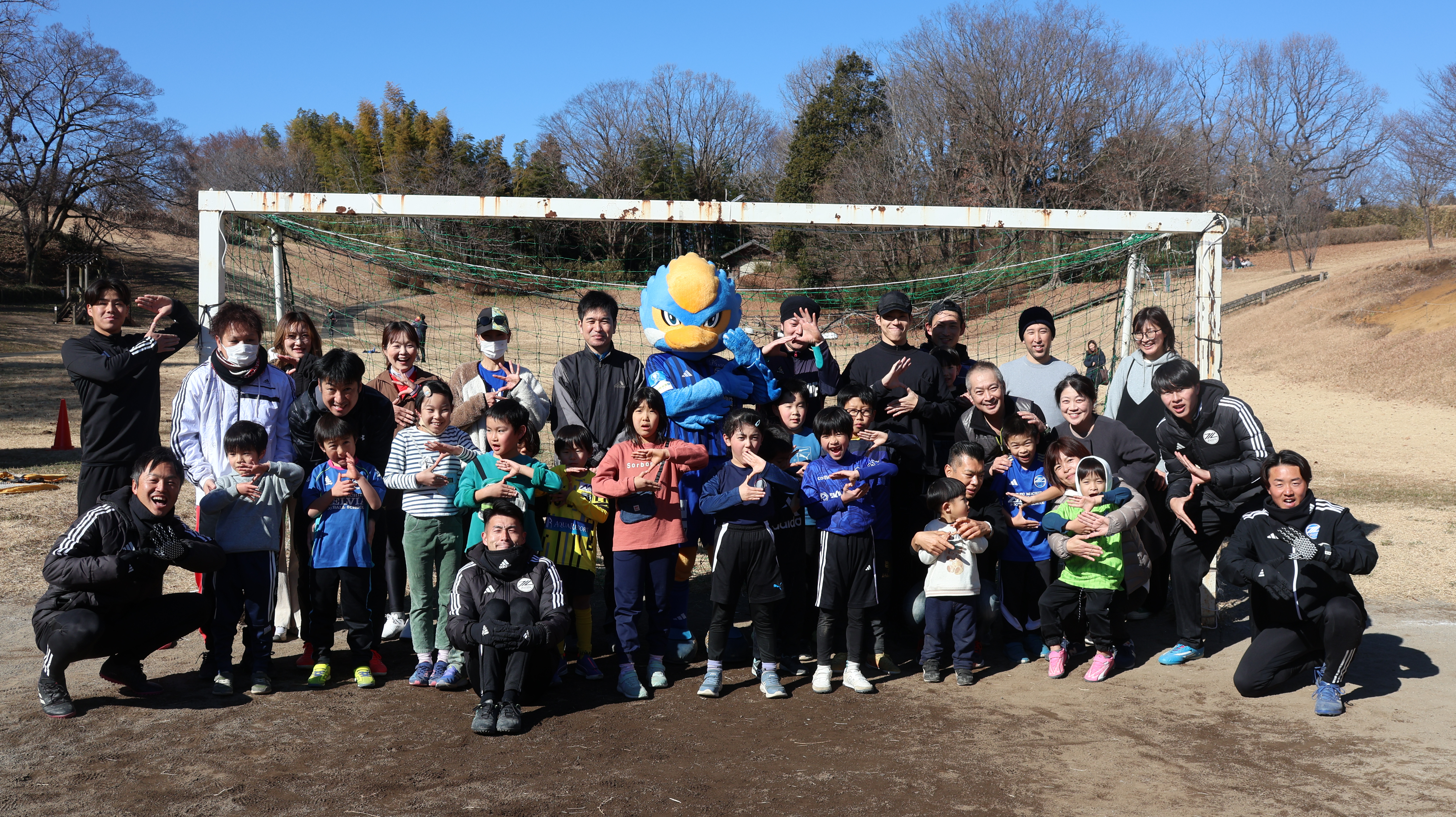 【1/18(土)】小山田緑地公園にて親子サッカーを実施！