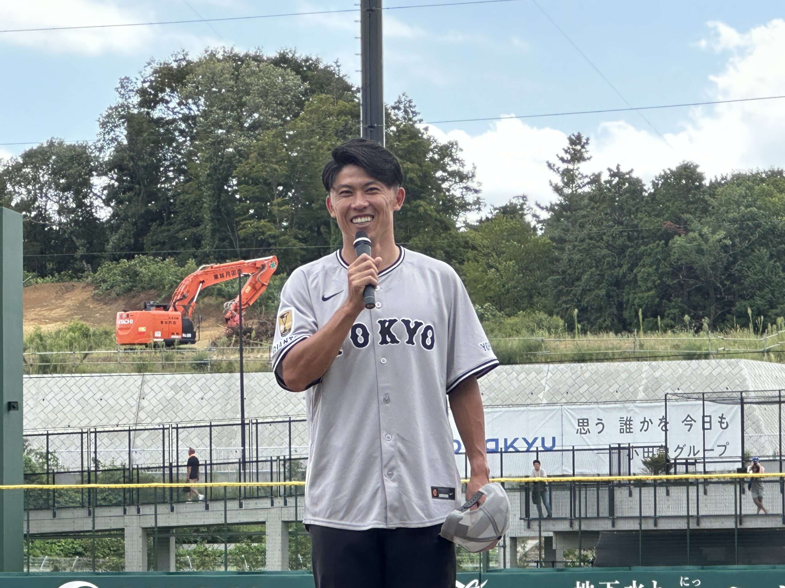 【活動報告】太田宏介アンバサダーが読売ジャイアンツイースタン戦に参加しました！