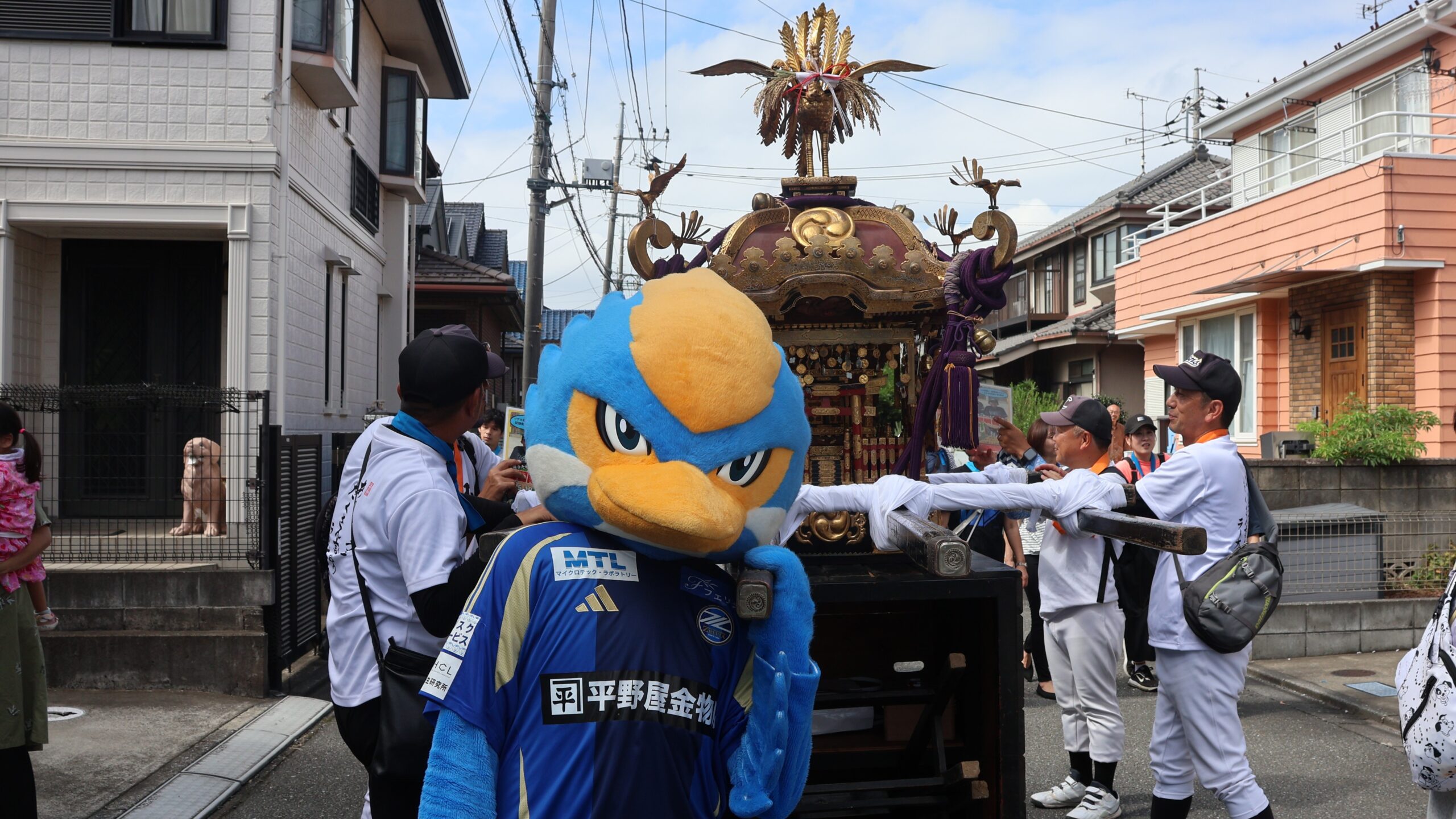 【活動報告】ゼルビーが木曽三家子ども神輿に参加！