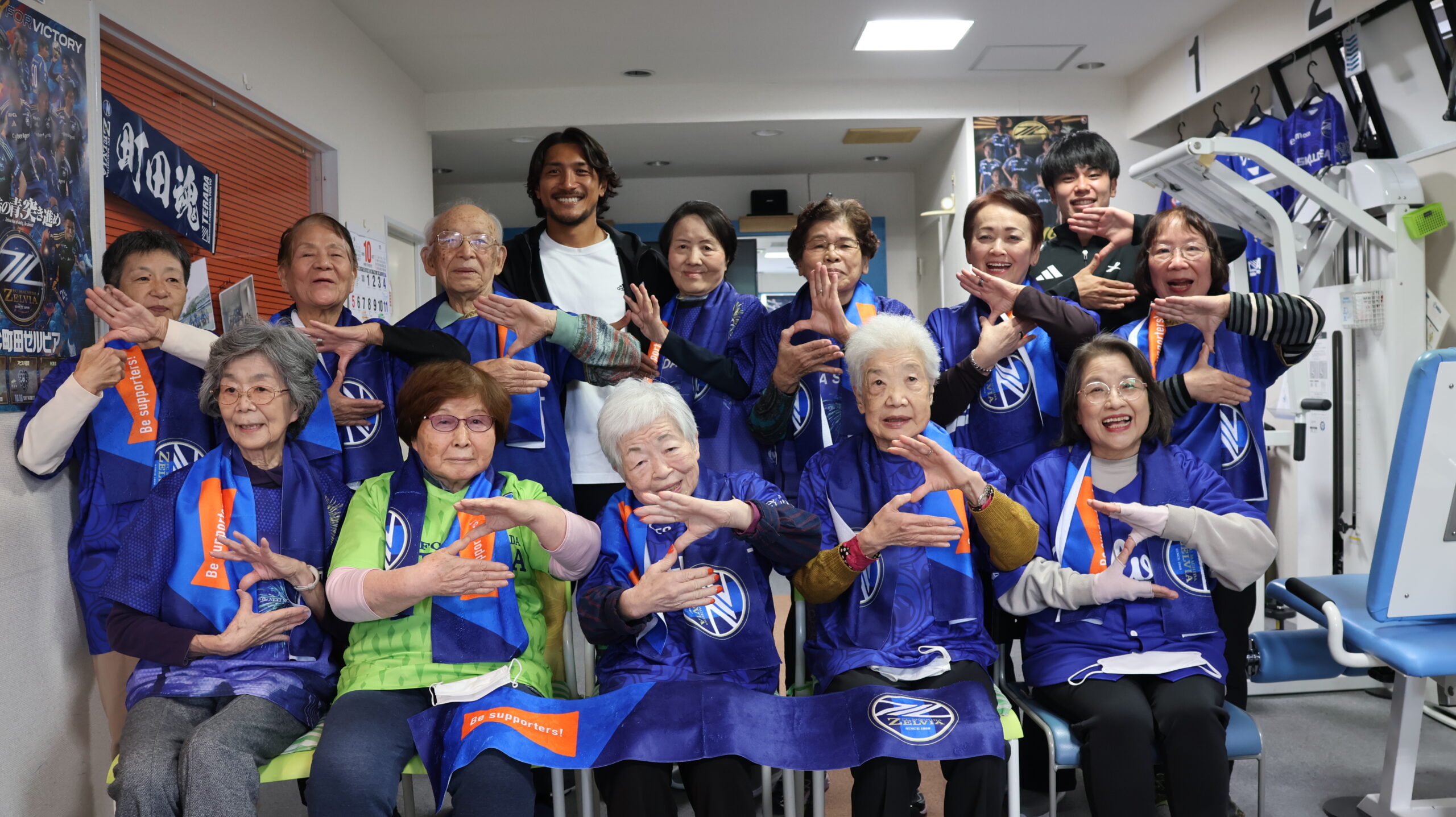 【活動報告】中島裕希選手・林幸多郎選手がBe supprters！の一環としてリハビリデイサービスを訪問しました！