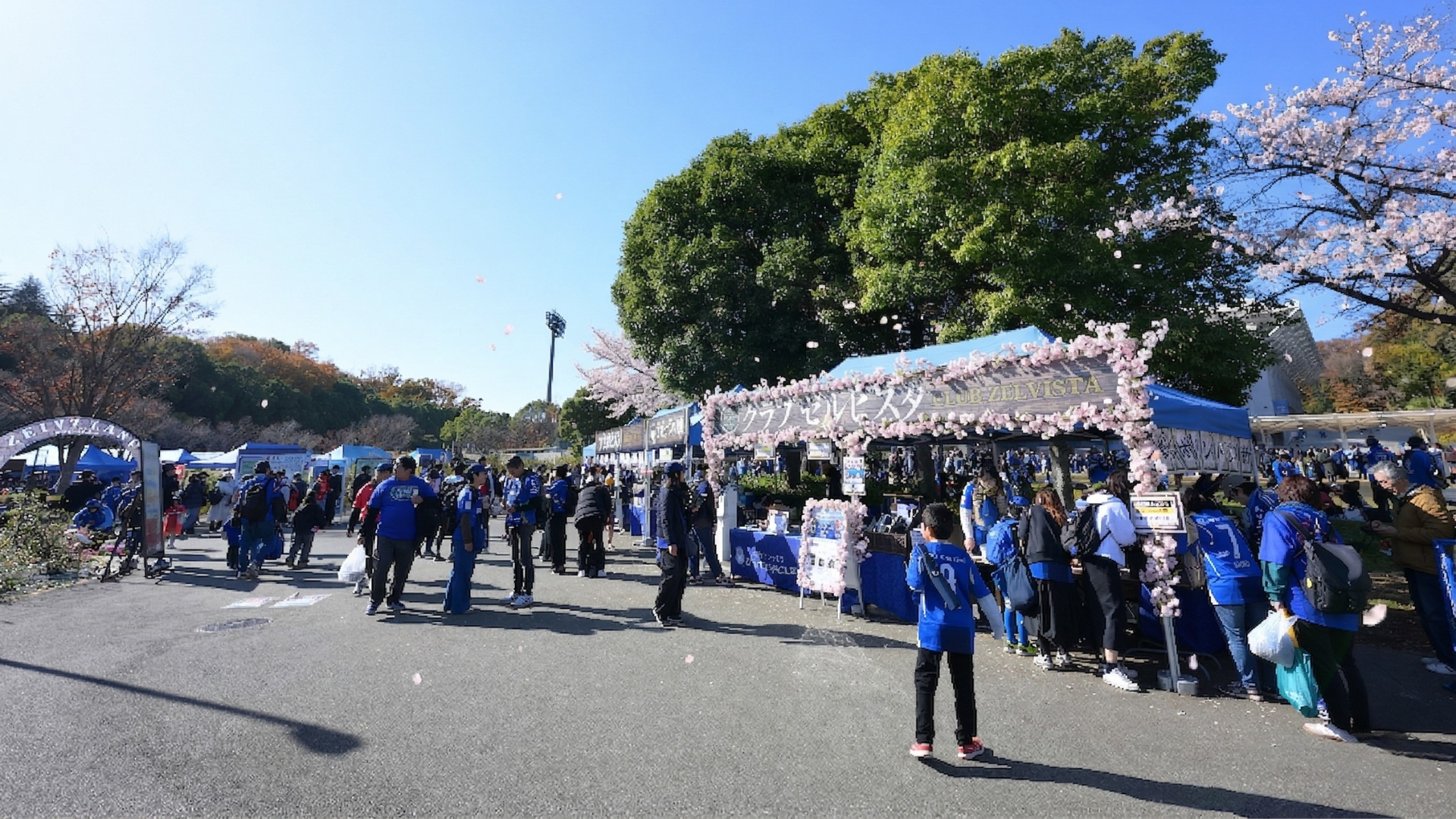 ゼルビーランド各所をさくらで彩ります！（4/1ＦＣ東京戦）