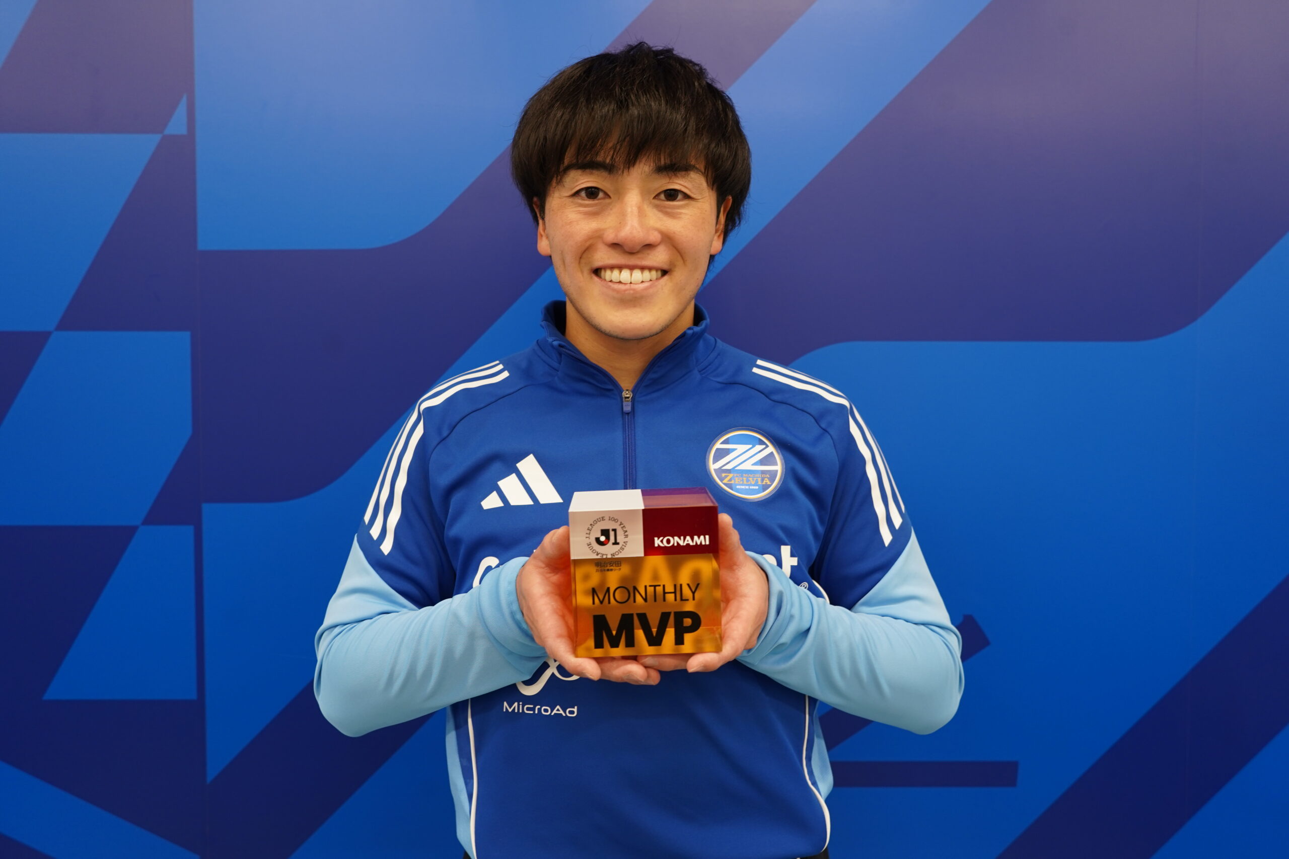 相馬勇紀選手 2月度「明治安田Ｊ１百年構想リーグ KONAMI月間MVP」受賞のお知らせ