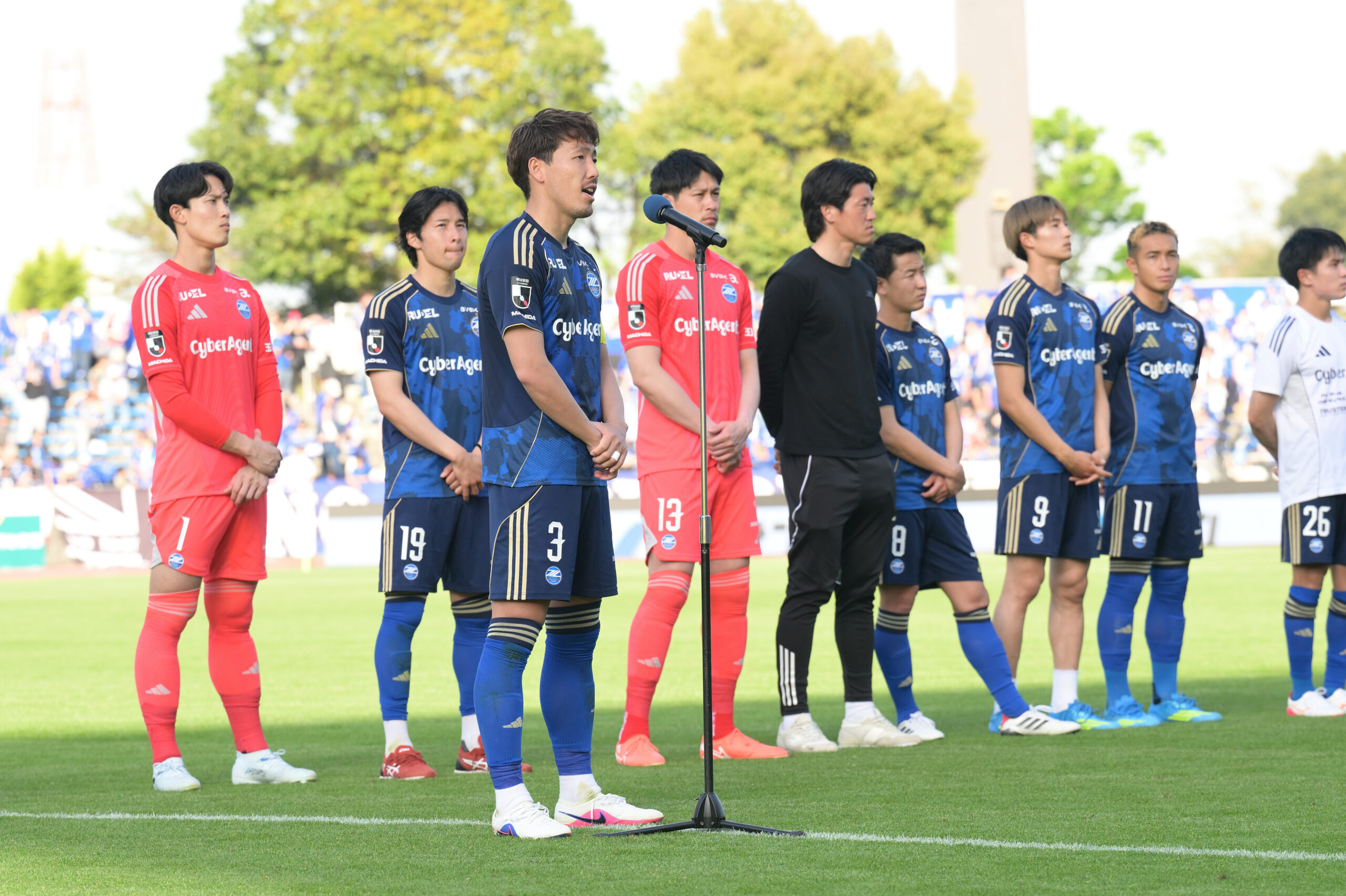 明治安田百年構想リーグ 最終戦セレモニー