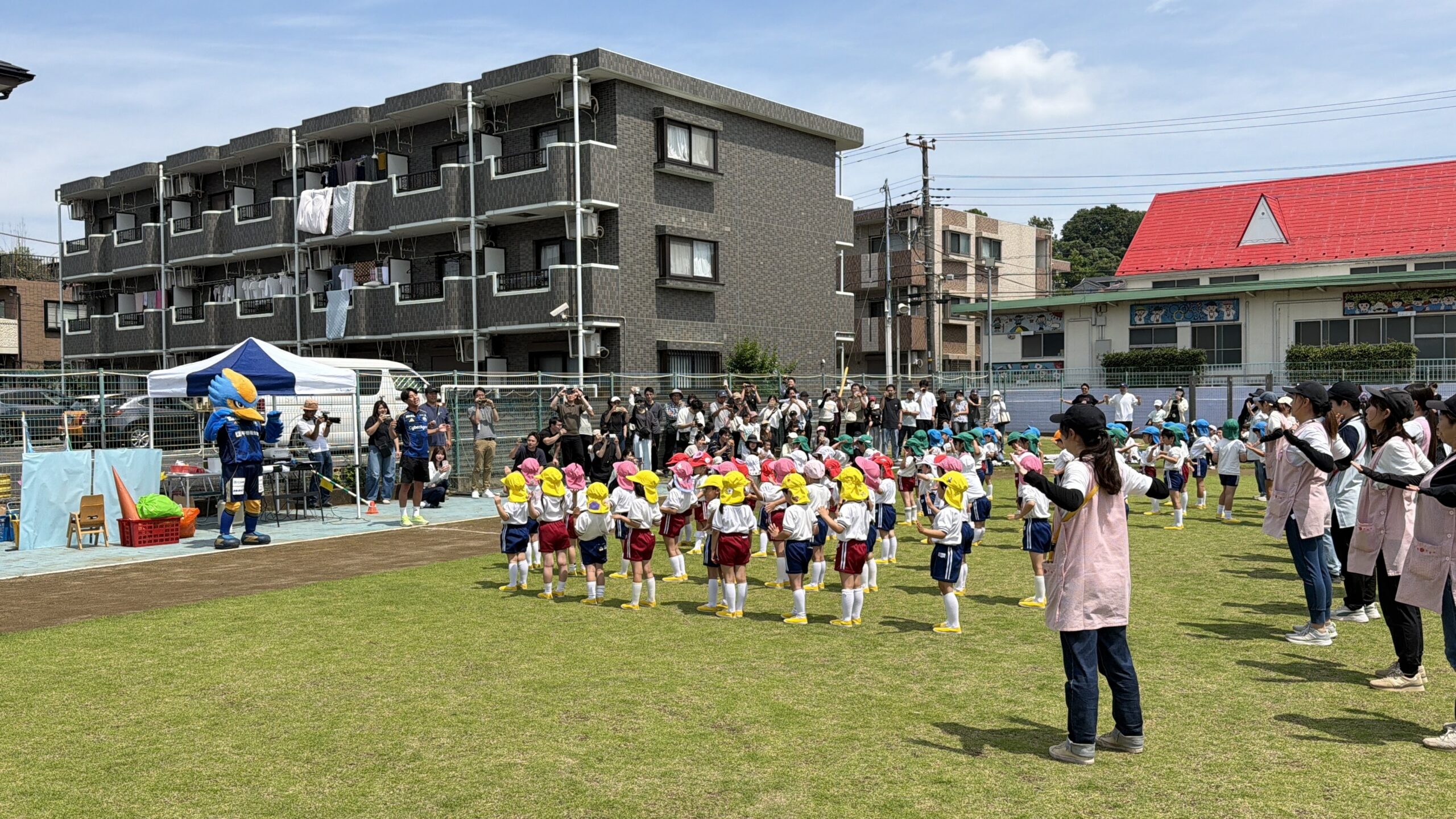 【活動報告】町田すみれ幼稚園の親子運動会にてゼルビア体操を実施！