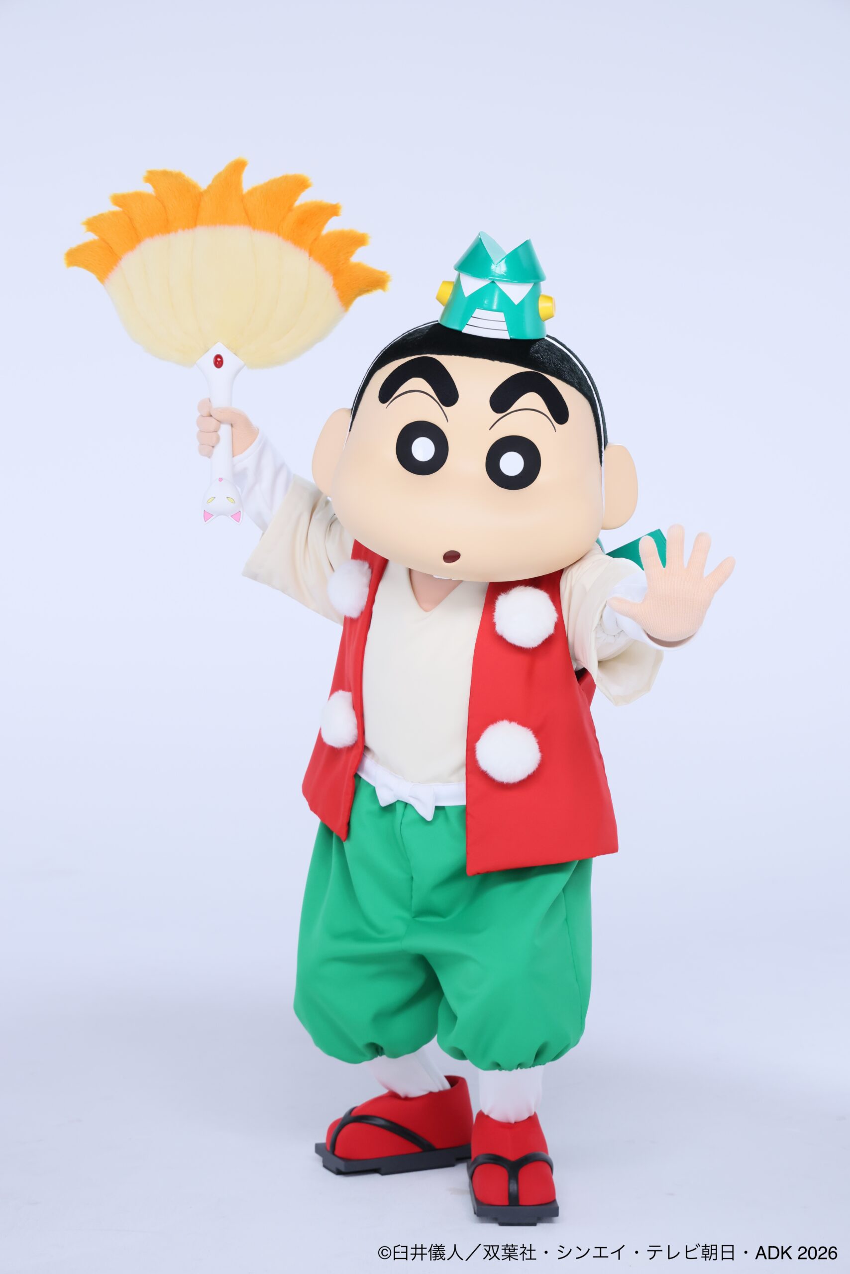 来城するしんちゃん