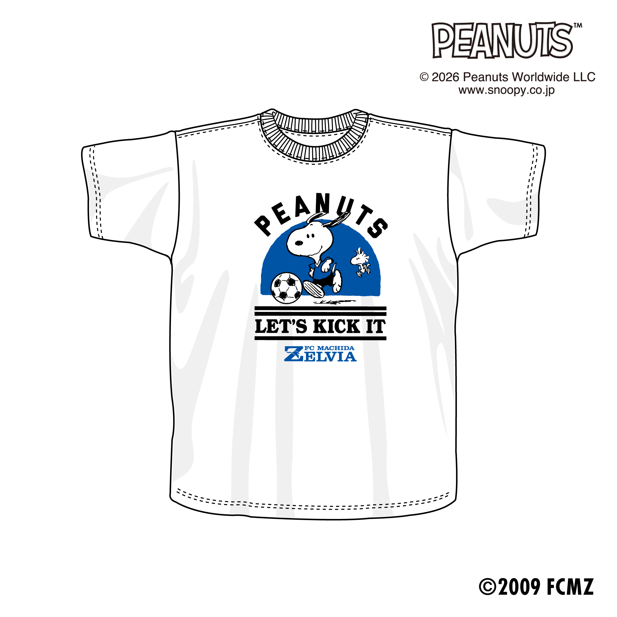 スヌーピーコラボTシャツ
